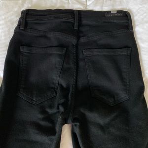 citizens of humanity skinny black High rise rocket jean